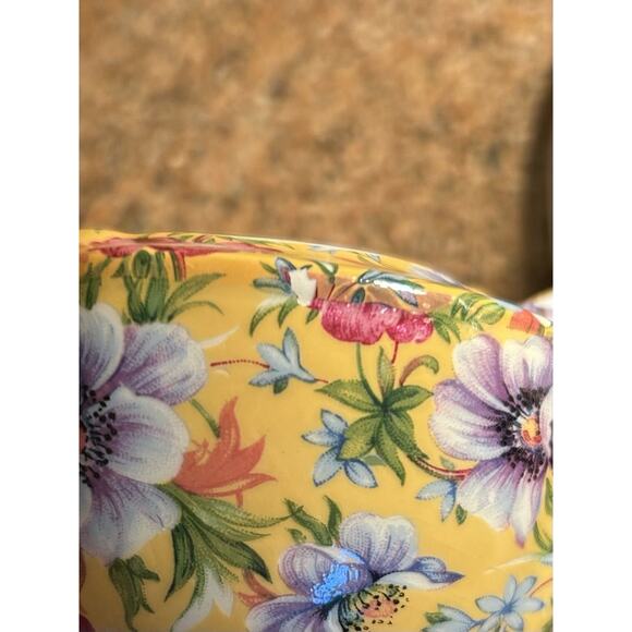 JAMES SADLER SOPHIE CHINTZ MINI COFFEE POT, CREAMER, AND SUGAR - VINTAGE/RARE - Picture 7 of 10